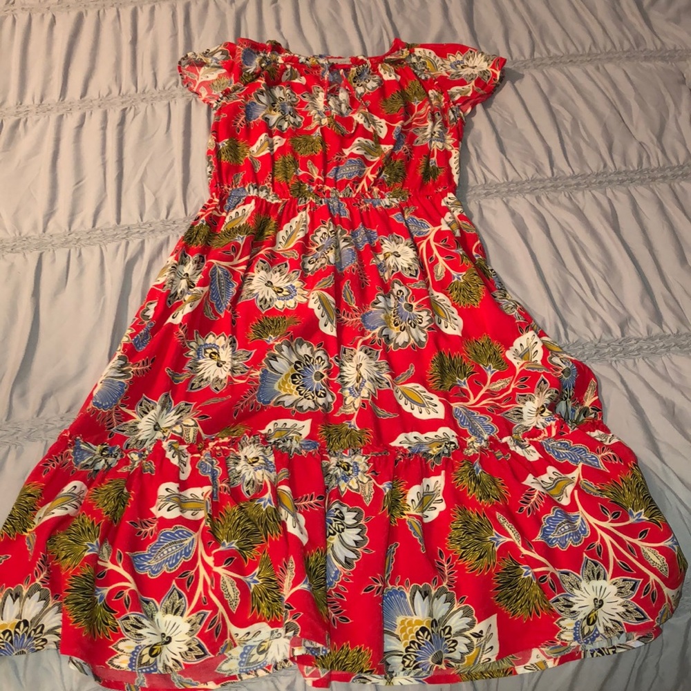 Super cute midi dress from Loft